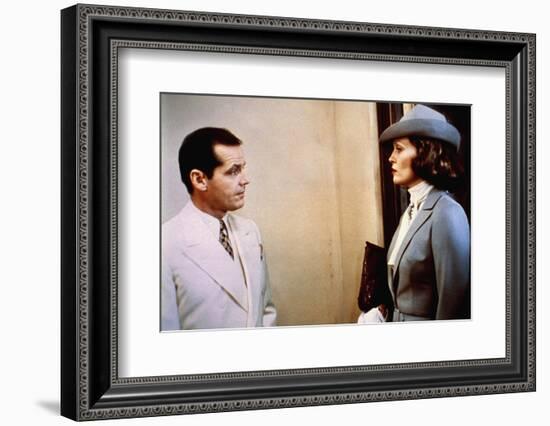 CHINATOXN, 1974 directed by ROMAN POLANSKI Jack Nicholson and Faye Dunaway (photo)-null-Framed Photo