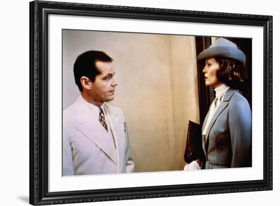 CHINATOXN, 1974 directed by ROMAN POLANSKI Jack Nicholson and Faye Dunaway (photo)-null-Framed Photo