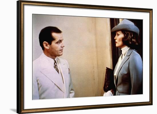 CHINATOXN, 1974 directed by ROMAN POLANSKI Jack Nicholson and Faye Dunaway (photo)-null-Framed Photo