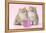 Chinchilla Kittens with Present-null-Framed Premier Image Canvas