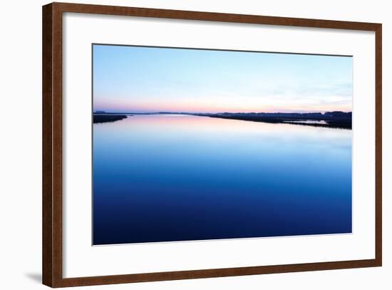 Chincoteague National Wildlife Refuge after Sunset, Virginia, Usa.-Jay Yuan-Framed Photographic Print