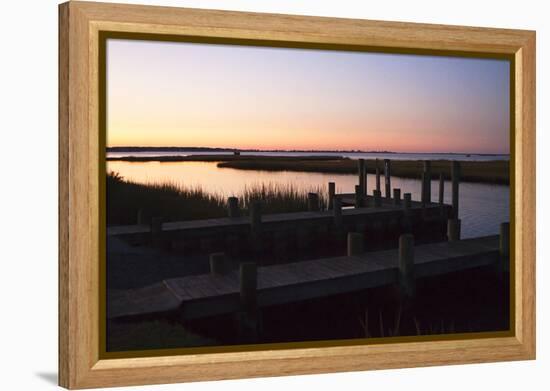 Chincoteague Sunrise 1-Alan Hausenflock-Framed Premier Image Canvas