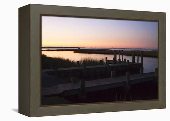 Chincoteague Sunrise 1-Alan Hausenflock-Framed Premier Image Canvas