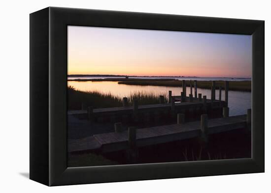 Chincoteague Sunrise 1-Alan Hausenflock-Framed Premier Image Canvas