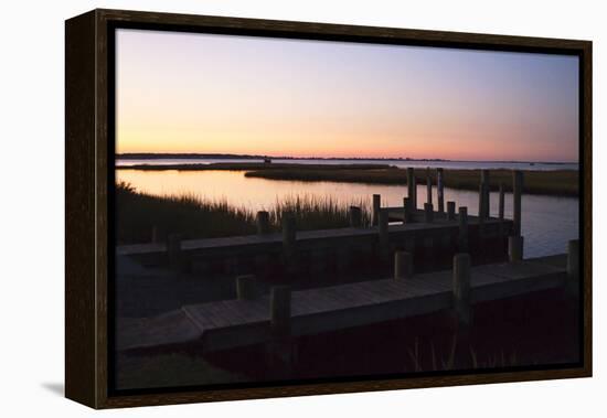 Chincoteague Sunrise 1-Alan Hausenflock-Framed Premier Image Canvas