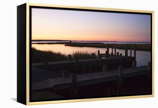 Chincoteague Sunrise 1-Alan Hausenflock-Framed Premier Image Canvas