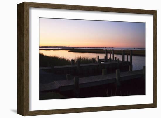 Chincoteague Sunrise 1-Alan Hausenflock-Framed Photographic Print