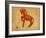 Chinese 2014 For Year Of Horse Design, Words Mean Happy New Year-kenny001-Framed Premium Giclee Print