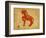 Chinese 2014 For Year Of Horse Design, Words Mean Happy New Year-kenny001-Framed Art Print