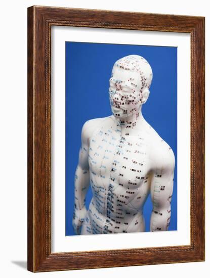 Chinese Acupuncture Model-null-Framed Photographic Print