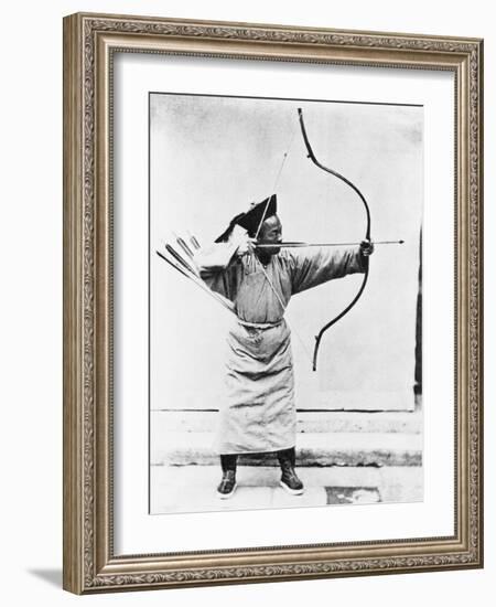 Chinese Archer, circa 1870-John Thomson-Framed Giclee Print