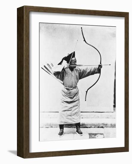 Chinese Archer, circa 1870-John Thomson-Framed Giclee Print