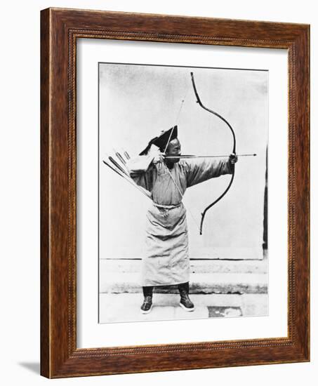 Chinese Archer, circa 1870-John Thomson-Framed Giclee Print