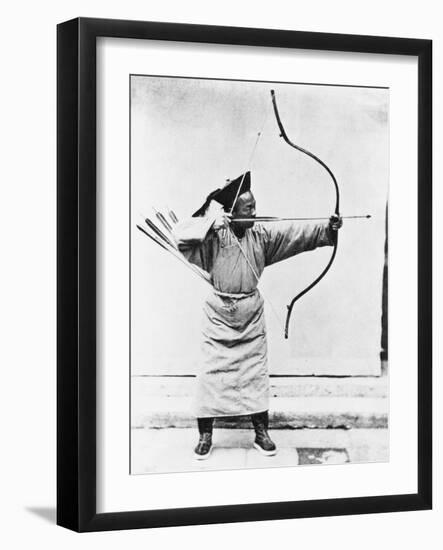 Chinese Archer, circa 1870-John Thomson-Framed Giclee Print