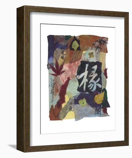 Chinese Autumn III-Annabel Hewitt-Framed Art Print