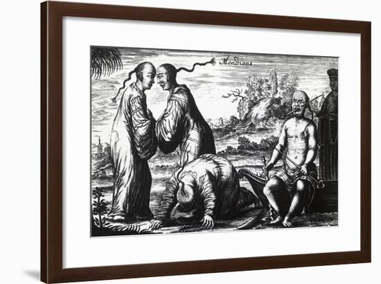 Chinese Beggars, from Embassy from East-India Company of United Provinces-Jan Nieuhoff-Framed Giclee Print