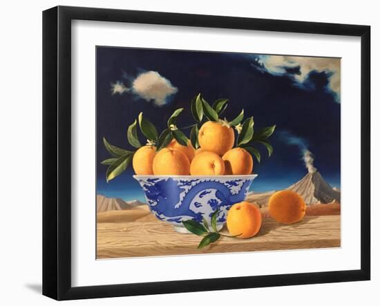 Chinese Bowl of Oranges, 2014-ELEANOR FEIN FEIN-Framed Giclee Print