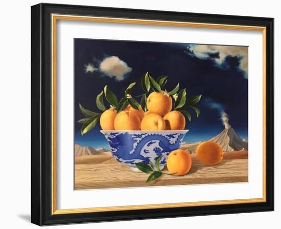 Chinese Bowl of Oranges, 2014-ELEANOR FEIN FEIN-Framed Giclee Print