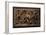 Chinese bronze belt-buckle with animals in combat, 5th century BC. Artist: Unknown-Unknown-Framed Giclee Print