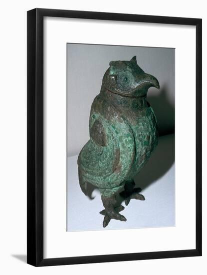 Chinese Bronze Ritual Vessel, 10th century BC. Artist: Unknown-Unknown-Framed Giclee Print