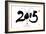 Chinese Calligraphy for Year of the Goat 2015,Seal Mean Good Bless for New Year-kenny001-Framed Photographic Print