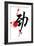 Chinese Calligraphy Of Strength-yienkeat-Framed Art Print
