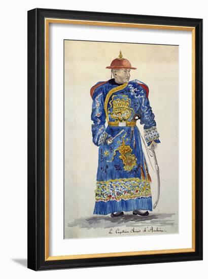 Chinese Captain of Ambon, Moluccas-Louis Isidore Duperrey-Framed Giclee Print
