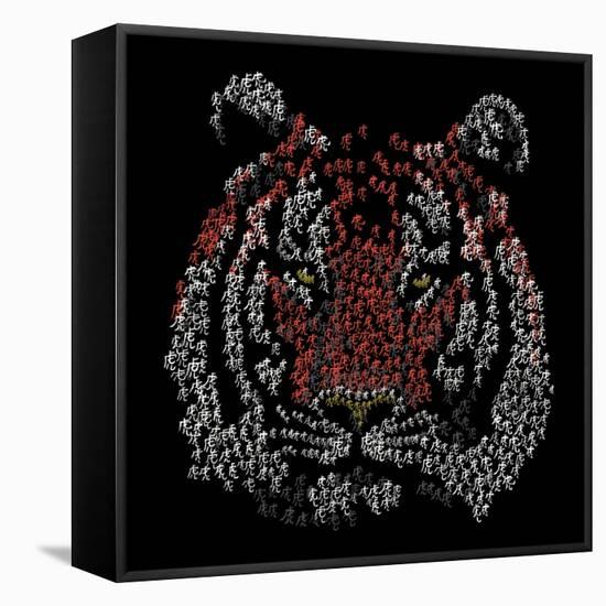 Chinese Character Tiger-null-Framed Premier Image Canvas