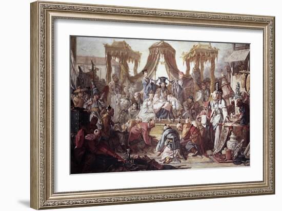 Chinese Curio: Audience of the Chinese Emperor-Francois Boucher-Framed Giclee Print