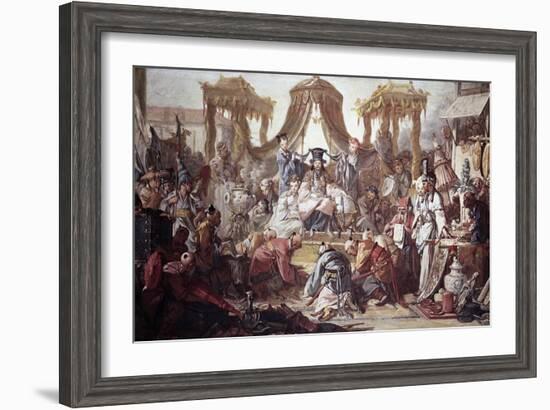 Chinese Curio: Audience of the Chinese Emperor-Francois Boucher-Framed Giclee Print