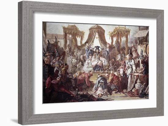 Chinese Curio: Audience of the Chinese Emperor-Francois Boucher-Framed Giclee Print