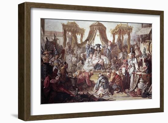 Chinese Curio: Audience of the Chinese Emperor-Francois Boucher-Framed Giclee Print
