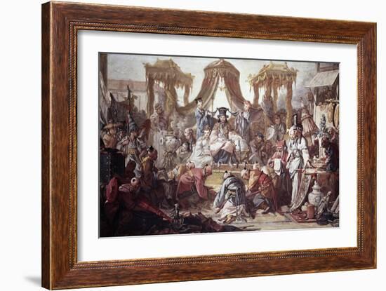 Chinese Curio: Audience of the Chinese Emperor-Francois Boucher-Framed Giclee Print