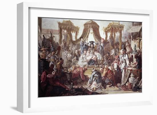 Chinese Curio: Audience of the Chinese Emperor-Francois Boucher-Framed Giclee Print