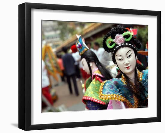 Chinese Deity Puppets-null-Framed Photographic Print