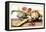 Chinese Dish with Artichokes, A Rose and Strawberries-Giovanna Garzoni-Framed Stretched Canvas