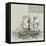 Chinese Drawing of an English War-Steamer-null-Framed Premier Image Canvas