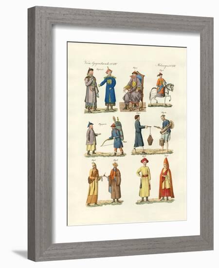 Chinese Dresses-null-Framed Giclee Print