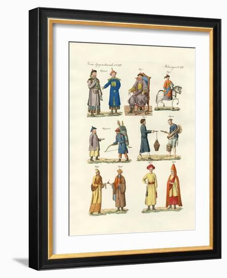 Chinese Dresses-null-Framed Giclee Print