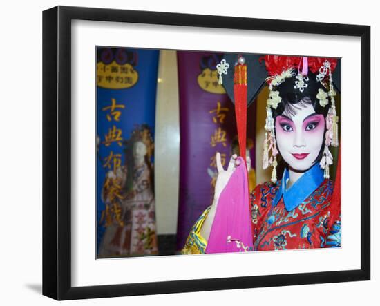 Chinese Eye Performer, Taiwan-Christian Kober-Framed Photographic Print