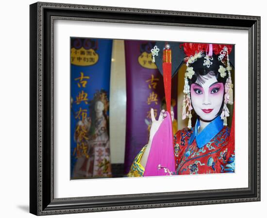 Chinese Eye Performer, Taiwan-Christian Kober-Framed Photographic Print