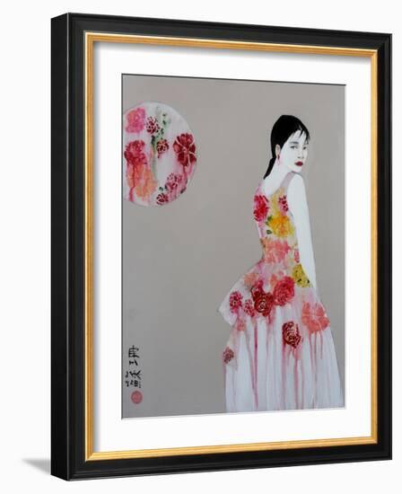 Chinese Fashion 1, 2016-Susan Adams-Framed Giclee Print