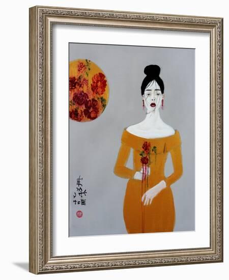 Chinese Fashion 3, 2016-Susan Adams-Framed Giclee Print