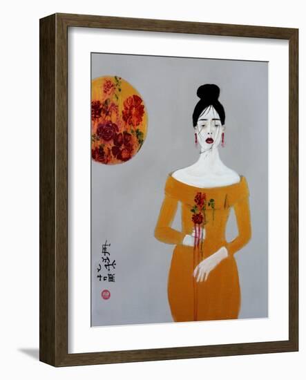 Chinese Fashion 3, 2016-Susan Adams-Framed Giclee Print