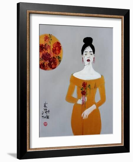 Chinese Fashion 3, 2016-Susan Adams-Framed Giclee Print