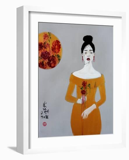 Chinese Fashion 3, 2016-Susan Adams-Framed Giclee Print