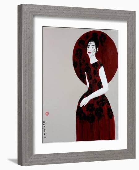 Chinese Fashion 4, 2016-Susan Adams-Framed Giclee Print