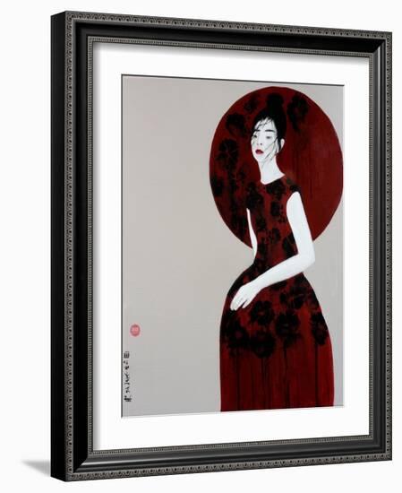 Chinese Fashion 4, 2016-Susan Adams-Framed Giclee Print