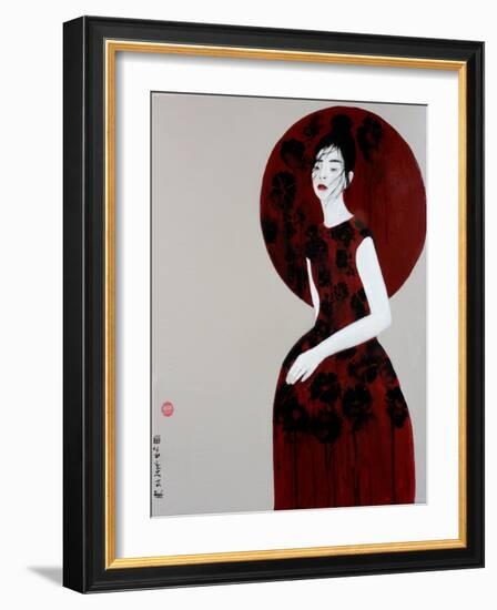 Chinese Fashion 4, 2016-Susan Adams-Framed Giclee Print