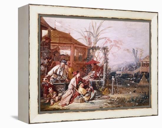 Chinese Fighter-Francois Boucher-Framed Premier Image Canvas